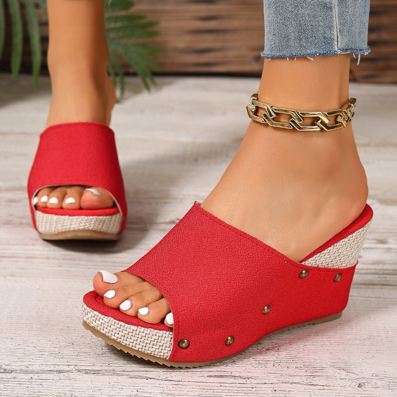 2026 Summer New Women Slippers - Wedge Espadrille Women 评论和价格