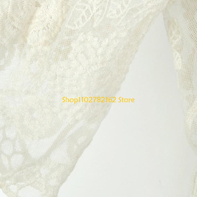 547B Women Lace Open Front Kim - Kimono Sheer Floral 评论和价格