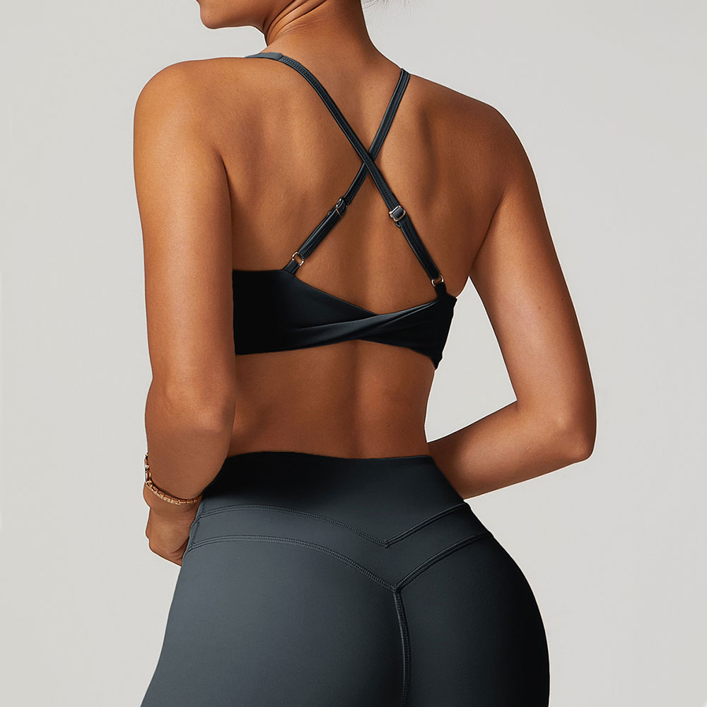 JUREN Sports Bra Women Fitness - Bralette Triangle Set 评论和价格